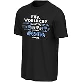 FIFA World Cup 2026 Men's Official Country Team Color Wordmark Logo T-Shirt