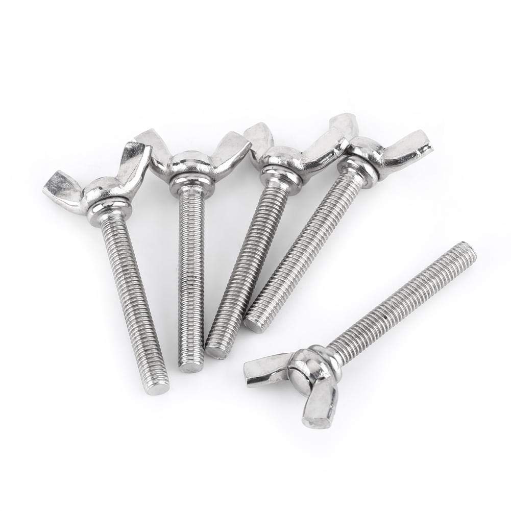 8 types 5PCS/Bag M5 304 Stainless Steel Butterfly Bolts Bolts Bolts (M5*12mm) - Image 4