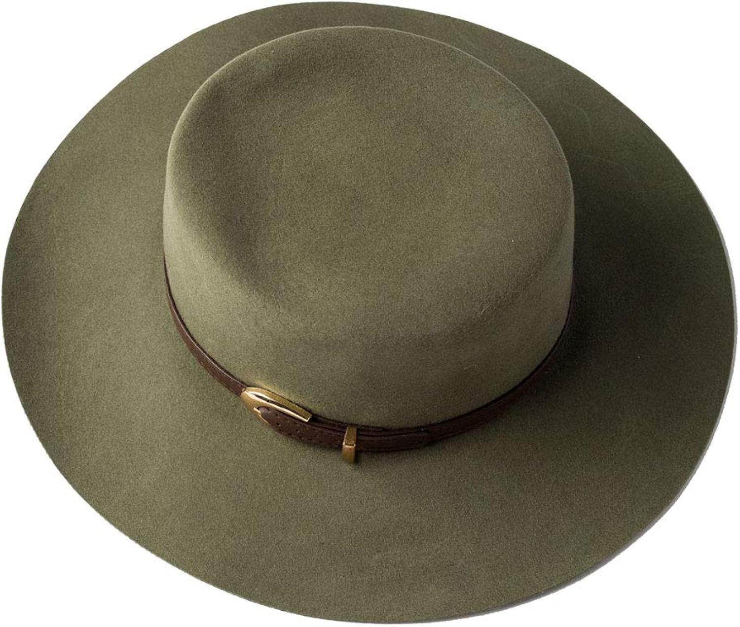 olive green bowler hat
