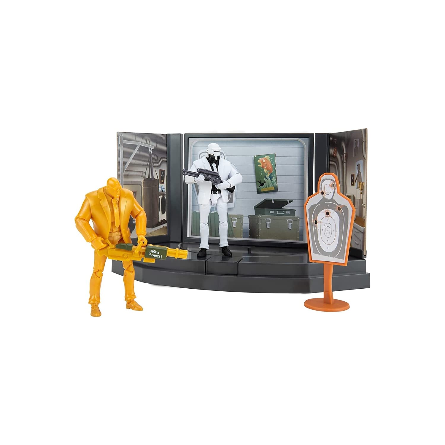 Fortnite FNT1017 Agentâ€™s Room 2-Figure Pack-Brutus, Multi
