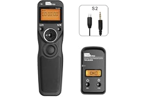 Pixel TW-283 S2 Wireless Shutter Release Remote Control Compatible for Sony Alpha ILCE-9 A99II, A77II, A58, A68, A7, A7II, A7