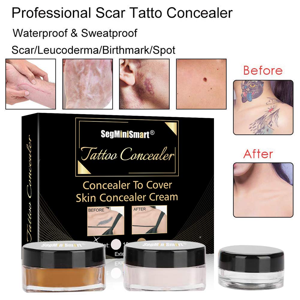 Tattoo Concealerscar Concealermakeup Concealercover Tattoobirthmarksvitiligo Waterproof Concealer Professional Waterproof Tattoos Cover Up