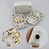 SZCXDKJ 2x 3 Terminal Junction Box Grey 250V 13A Cable Connector for Outdoor view 3