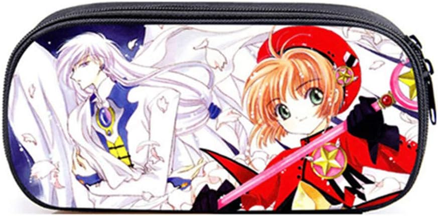 WANHONGYUECardcaptor Sakura Anime Image Printing Student Pencil Case Storage Organizer Pouch Bag Stationery Box /3