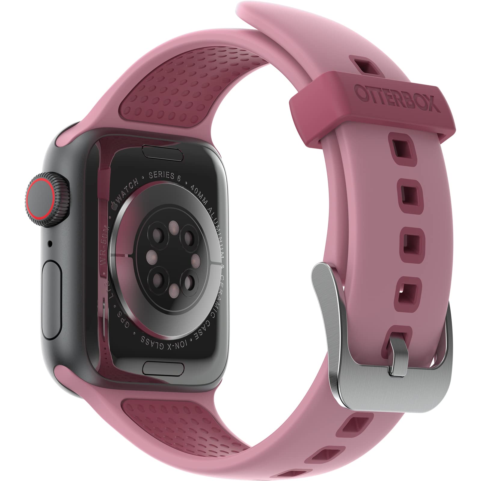 OtterBox All Day Watch Band Apple Watch 44/45/46mm, Replacement Durable Soft Touch Silicone Strap Apple Watch, Mauve
