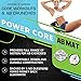 Epitomie Fitness Power Core Ab Mat – Portable Back Support Sit Up Pad – No Slip Ab Mats for Sit Ups & Crunches - 12x14.5x2.75” Abmat Sit Up Mat (Green)