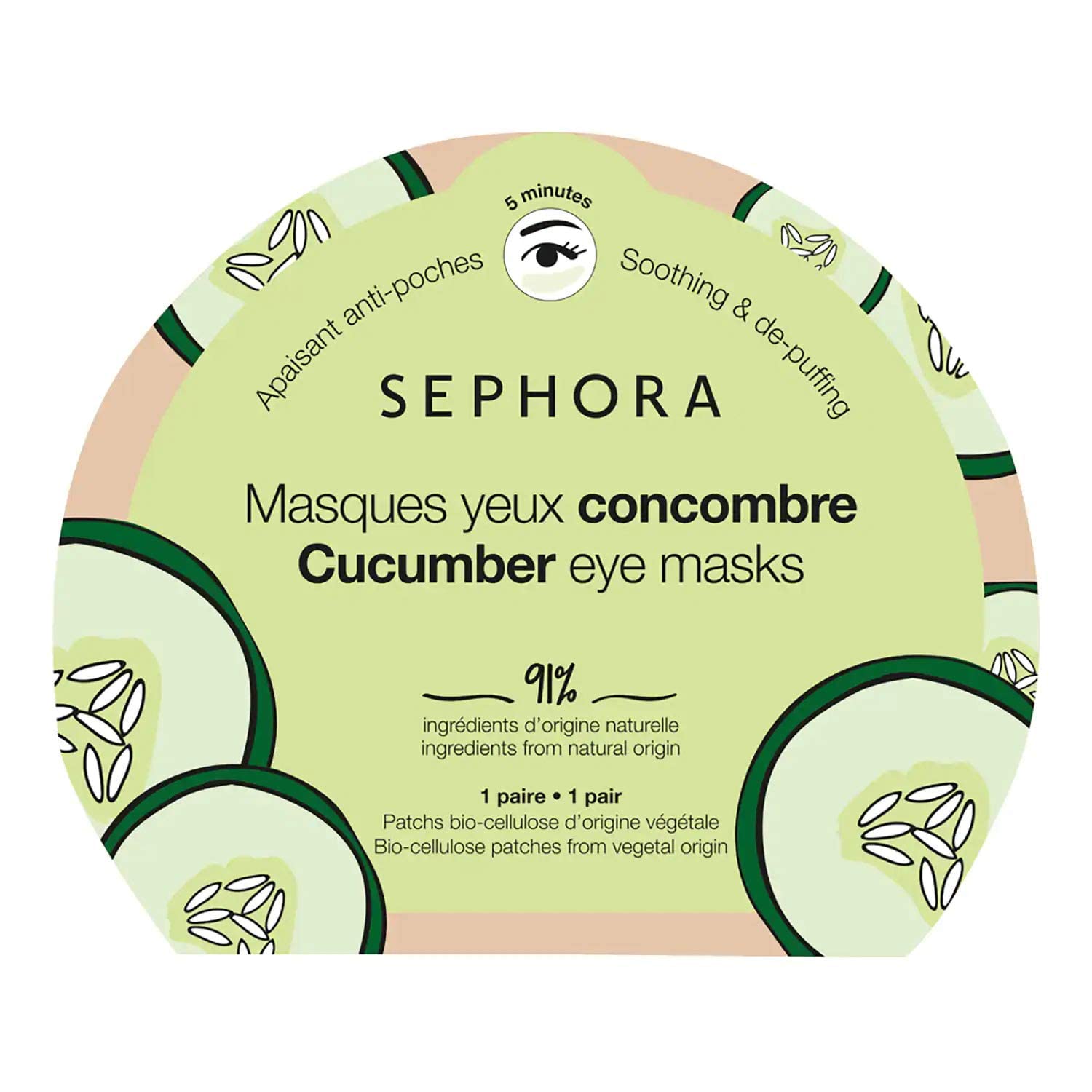 Sephora Collection Natural Cucumber Eye Masks