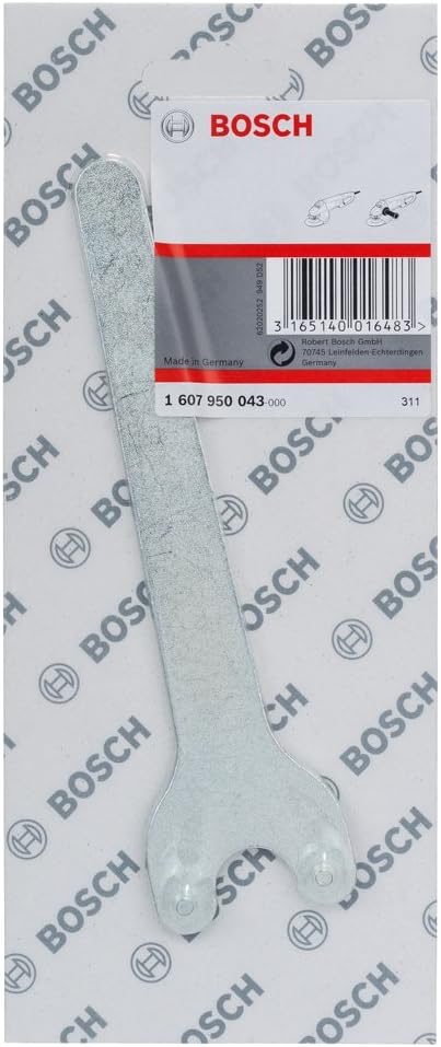 Bosch Two-hole Spanner Wrench (for Clamping Discs GGS 6 S, Accessories Angle Grinder), Silver - Image 3