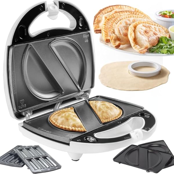 ELECTRIC EMPANADA MAKER MACHINE W DOUGH CUTTER &...