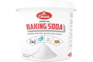Baking Soda by Onuva - Naturally Pure - 2 lb (907g)-Sodium Bicarbonate USP-Food Grade baking soda for baking