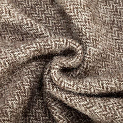 spencer & whitney Bed Throws Blankets Wool Blanket Brown Herringbone