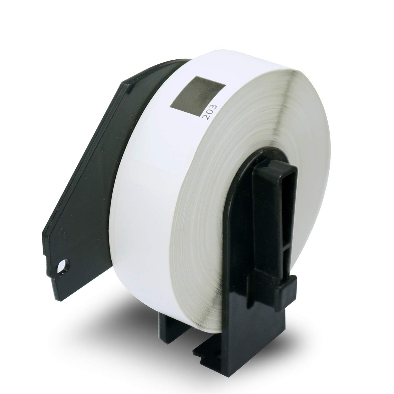 BETCKEY - Removable Labels Compatible with Brother DK-11203, 17mm x 87mm, 300 Non Permanent Adhesive Labels Using for QL Label Printers [ 1 Roll ]