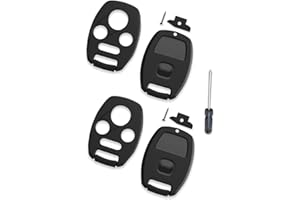 2Pcs Replacement Key Fob Shell Keyless Entry Remote fits Honda Accord 2012 2011 2010 2009 2008 2007 2006 2005 2004 2003 / Pil
