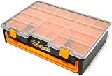 Saturnia Art Plast 3710 Tool Box 44.3cm Black Yellow Storage Organizer Case view 3