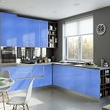 Hode Blue Glitter Vinyl Wrap 40x300cm Self Adhesive Wallpaper High Gloss view 7