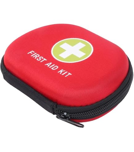 iMapo Lot de 2 mini trousses de premiers secours, sac de voyage vide, petite pochette de rangement médicale, récipient pour activités de plein air, sport, camping, randonnée, urgence (sac uniquement iMapo Lot de 2 mini trousses de premiers secours, sac de voyage vide, petite pochette de rangement médicale, récipient pour activités de plein air, sport, camping, randonnée, urgence (sac uniquement