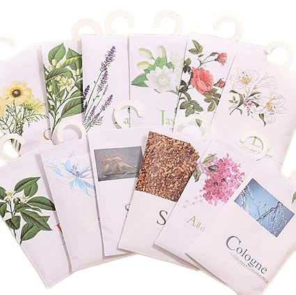 Wicemoon Hanging Wardrobe Sachet Fragrance Home Office Drawer Car