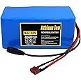 60V 30Ah E-Bike Battery Pack with BMS Protection, Lithium Battery with Charger for Electric Bicycle