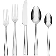 Cambridge Samira Piece Flatware Set, 20 Count, Silver Mirror