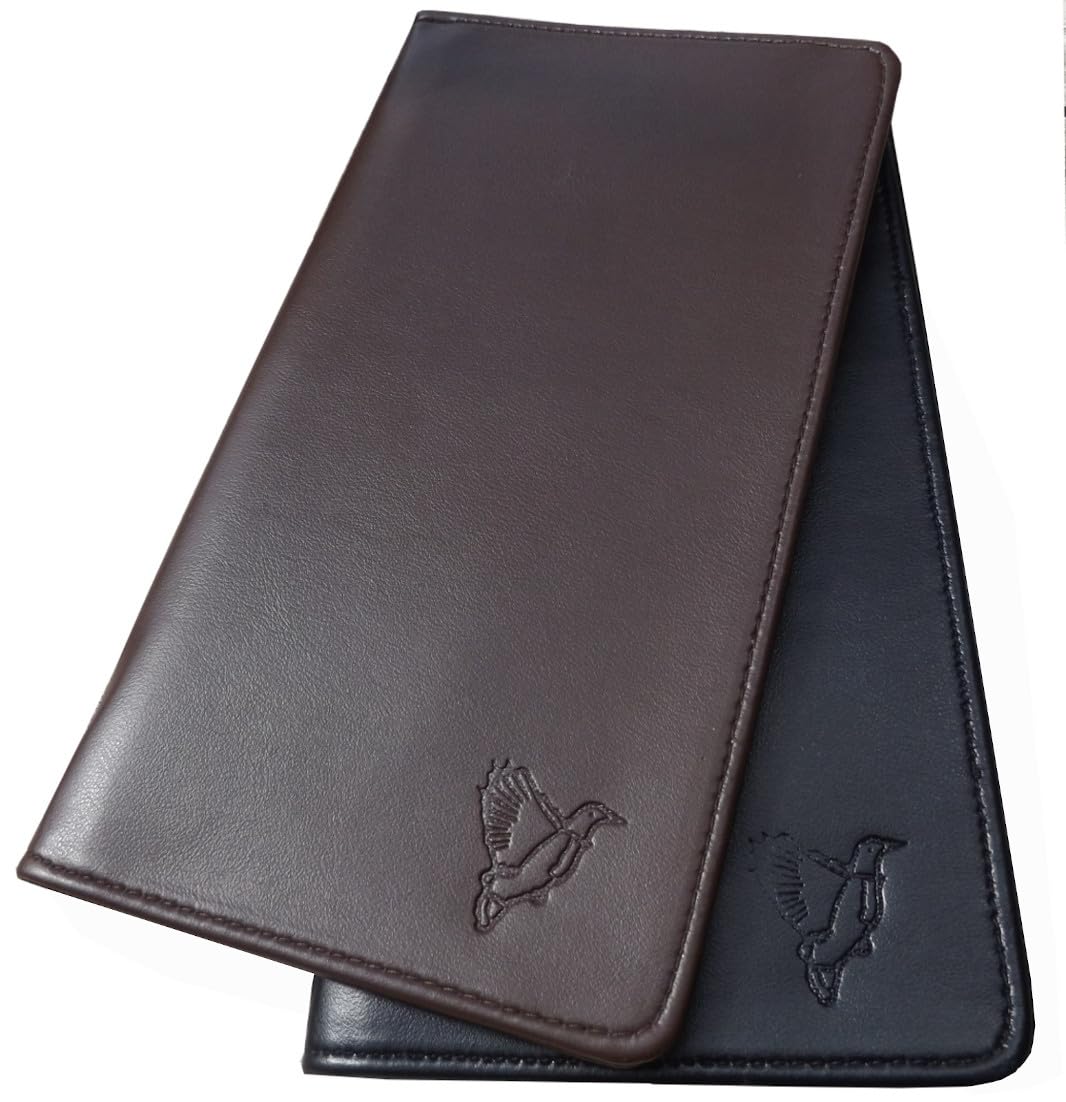 AGS UK Shotgun Licence Holder Wallet – Double Firearm & Shotgun Certificate Card Holder, Brown
