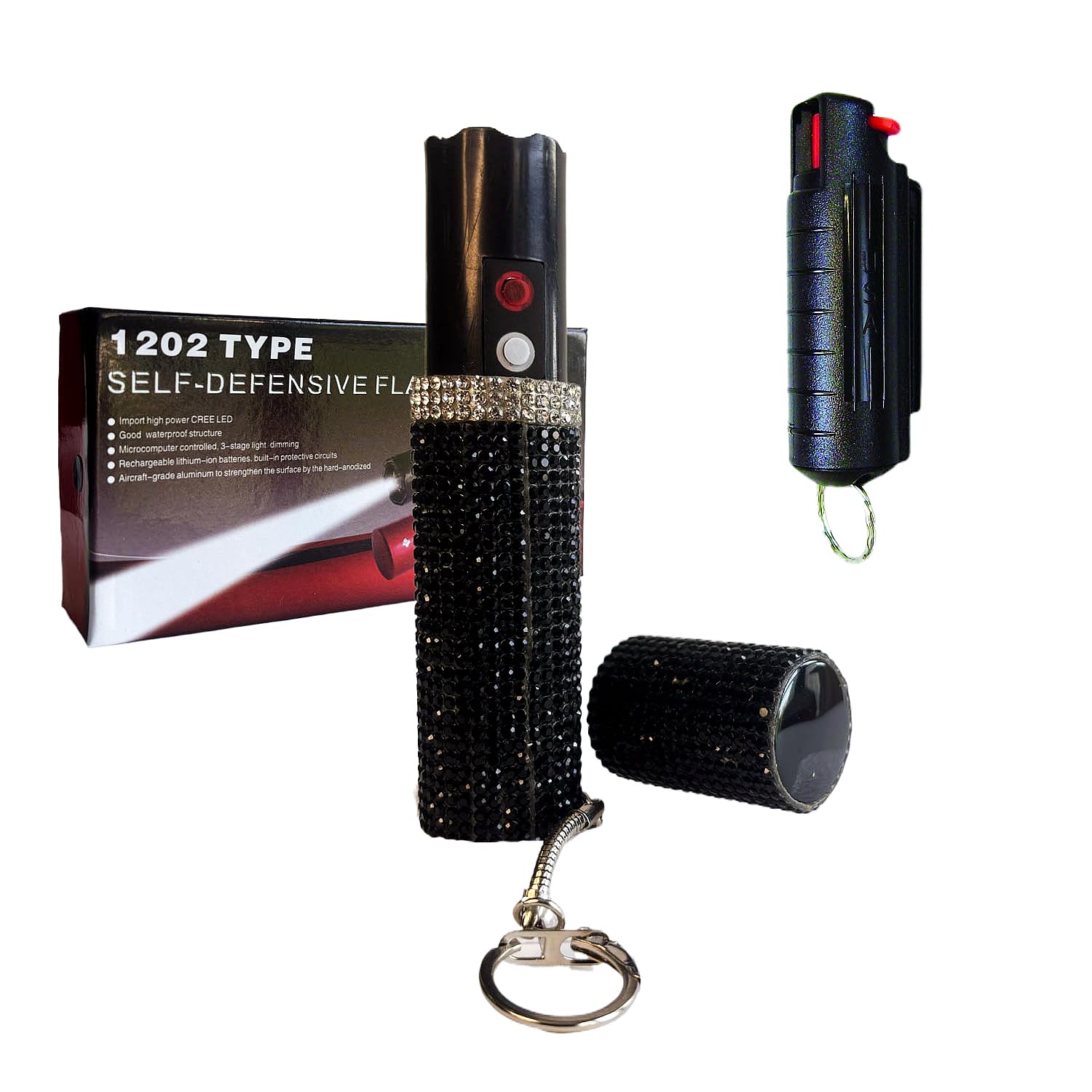 Photo 1 of Lipstick Stun Gun for Women self Defense Flashlight Stun Guns with Safety