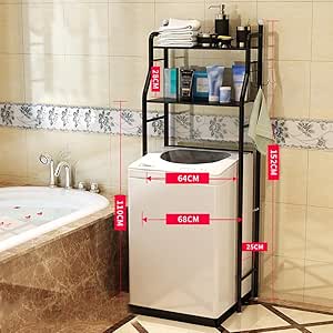 RTTzw Estante de la Lavadora Estantería de baño Balcón Estante de
