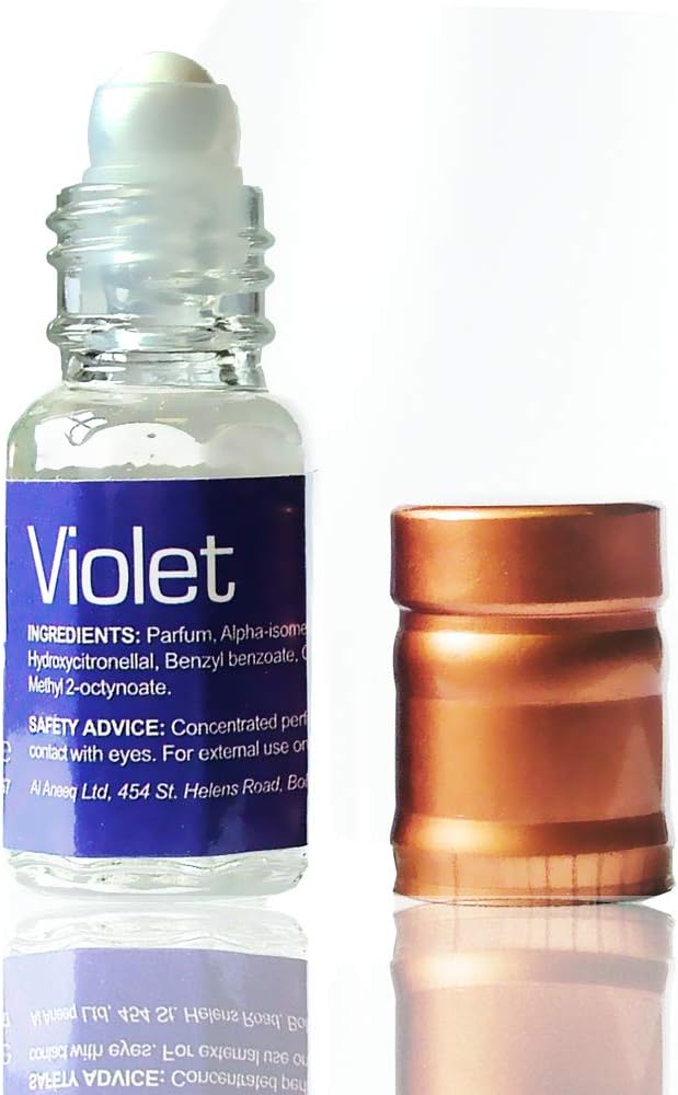 AL ANEEQ Violet Fragrance Perfume Oil 3ml Green Floral Earthy Alpha Ionone Note