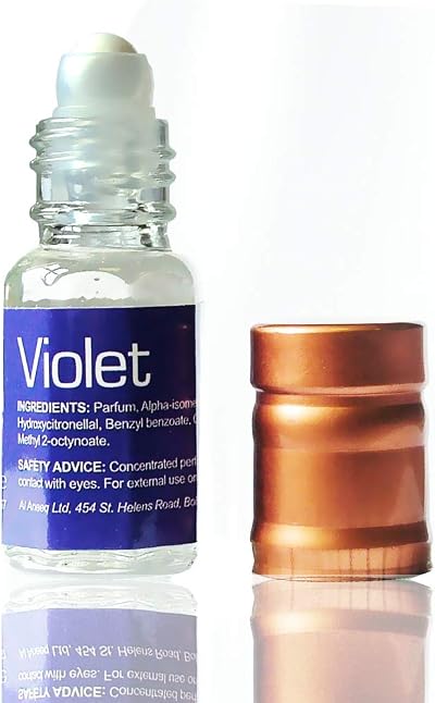 AL ANEEQ Violet Fragrance Perfume Oil 3ml Green Floral Earthy Alpha Ionone Note