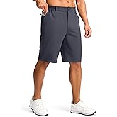 G Gradual Casual Shorts for Men 11" Lightweight Men's Golf Shorts Stretch with 3 Pockets Quick Dry Summer Breathable Shorts