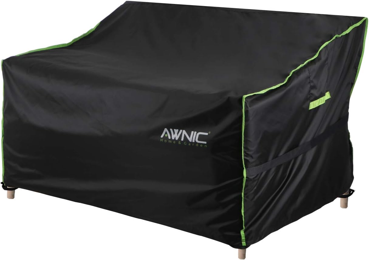 AWNIC Bench Cover Heavy Duty Garden Bench Cover 2 Seater Waterproof