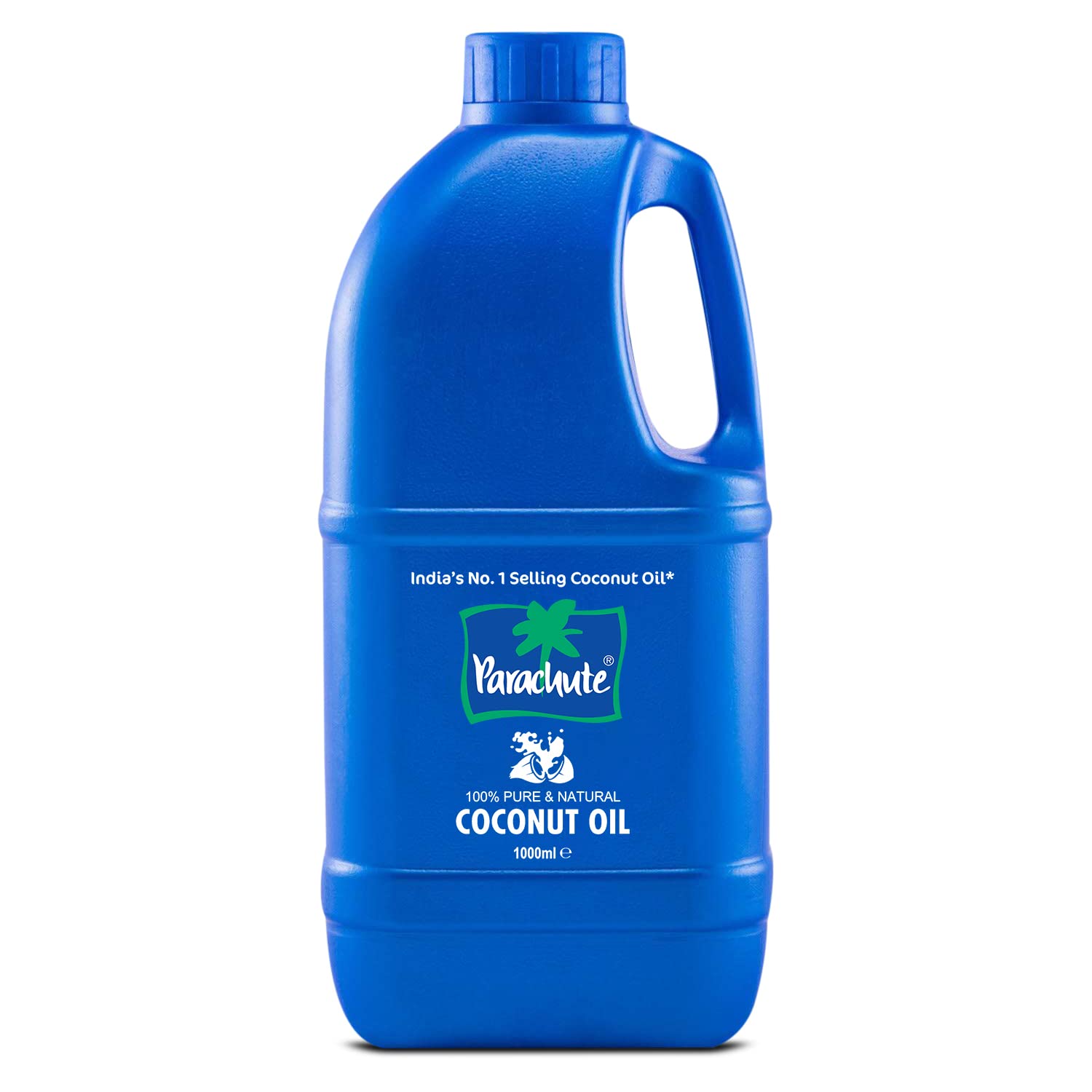 Parachute 100% Pure and Natural Coconut Oil | No Harsh Chemicals & Added Preservatives | 1000 ml