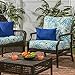 Greendale Home Fashions Deep Seat Cushion Set in Baltic