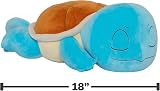 Pokémon Squirtle Sleeping Plush 18 Inch Jazwares Official Product view 2