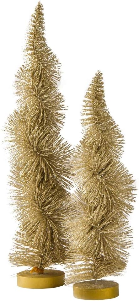 Amazon Com Tag Gold Evergreen Shimmer Metallic Christmas Trees