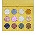Glitters Eyeshadow Palette, Spdoo 12 Colors Professional Makeup Long Lasting Shimmer Eyeshadow Powder Palette Mineral Pressed Glitter