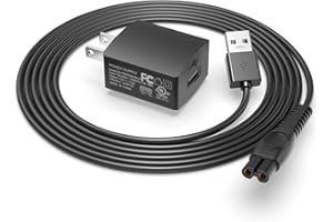 ZOUXAN 5V UL Charger Fit for Philips Norelco One Blade 360 QP2724 QP2834, MG5900 MG5910 MG9510 MG9520 MG9525 QP4631 QP6542 QP6552 QP4530 QP1924 QP1324 MG7910 MG3919, for Phillips Trimmer Electric Shaver