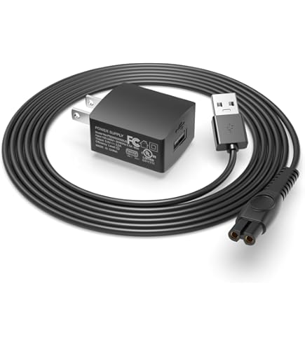 15V Power Cord For Philips Norelco Shavers - Replacement Charger For HQ8505, MG Series & OneBlade