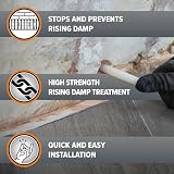 Dryrod Damp Proofing Rods 30 Pack BBA Approved Rising Damp Treatment 3.6m view 3