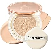 Skin Barrier Glow Cover Cushion, All-day Coverage, Glow Finish, Lightweight, Skincare-Like Texture, Non-cakey Makeup, Korean Cushion Foundation (#21C Pure, 0.15 oz)