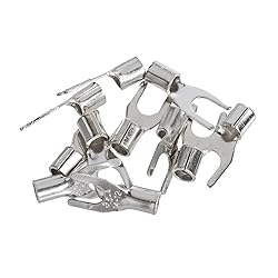 Carkio 100 PCS SNB3.5-4 Non-Insulated Fork Spade