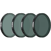 Freewell ND Filter Set Compatible ONLY with Action 6 Macro Lens | ND8, ND16, ND32, ND64 Perfect for Daylight Filming