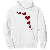 Valentine Hearts Pullover Hoodie