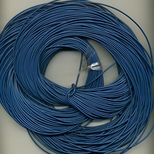 2 mm Royal Blue, Greek Leather Cord, 10 Meter Roll (10.94 Yards) Nice Leatherly Scent - No Odor.