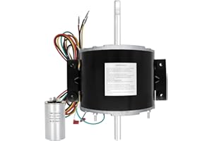 EXMIATOV 2025 Upgrade 3315332.005 Fan Motor Compatible with Genteq F48AF70A61 Fan Motor/Dometic Brisk air II,Replacement for Dometic 3315332.005,1/5 HP, 3-Speed