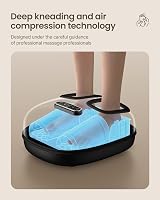 RENPHO Portable Foot Massager with Heat 3D Kneading Air Compression UK 10 view 4