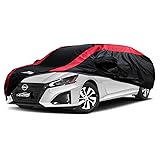 Altima Car Cover Waterproof All Weather with Red