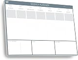 Clear Mind Concepts Weekly Planner Desk Pad 52 Undated A4 120gsm 21x29.7cm