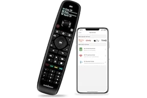 SofaBaton U2 Universal Remote with Smartphone APP, Long Range Infrared, All in One Universal Remote Control Compatible for Smart TVs/DVD/STB/Projector/Streaming Players/Blu-ray