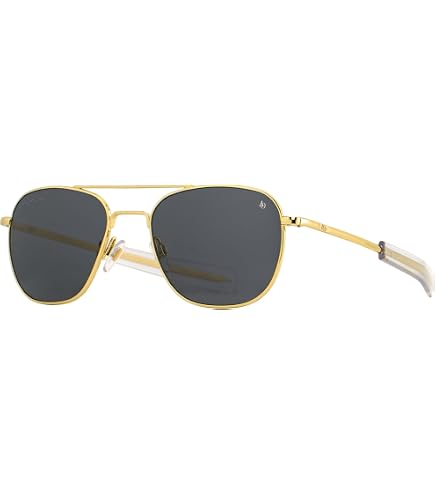 Amazon.com: AO Original Pilot Sunglasses - Gold - True Color Gray