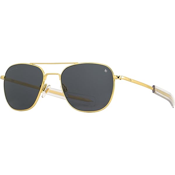 Amazon.com: AO Original Pilot Sunglasses - Gold - Calobar Green
